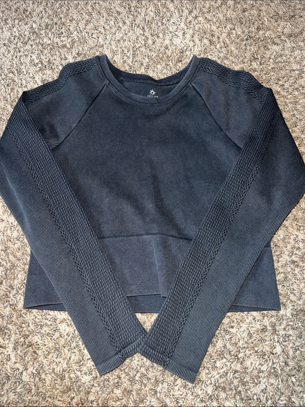 Aerie charcoal crop top